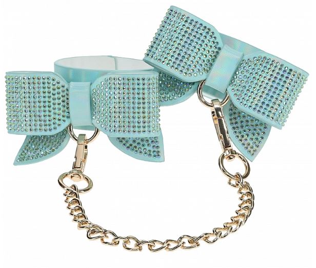 Luxury Traveler Bondage Collection in Iridescent Teal with Bag - Image 10