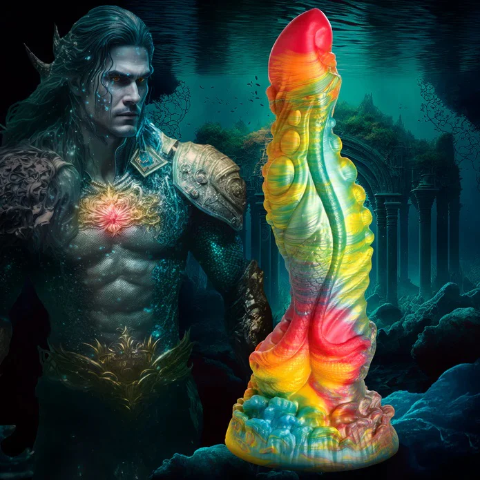 MAJESTIC MERMAN SILCONE FANTASY DILDO - Image 4