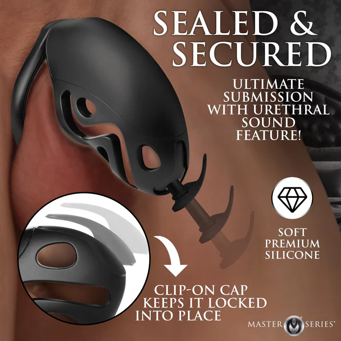 Master Series Captor Male Chastity Cage - Image 4