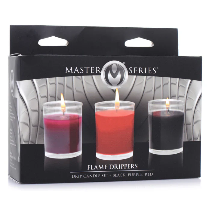 Master Series Flame Wax Play Drip Candles - Set of 3 - Image 5