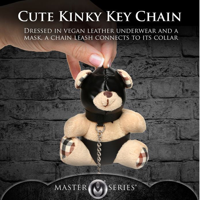 Master Series Hooded Plush Teddy Bear Keychain - Image 6