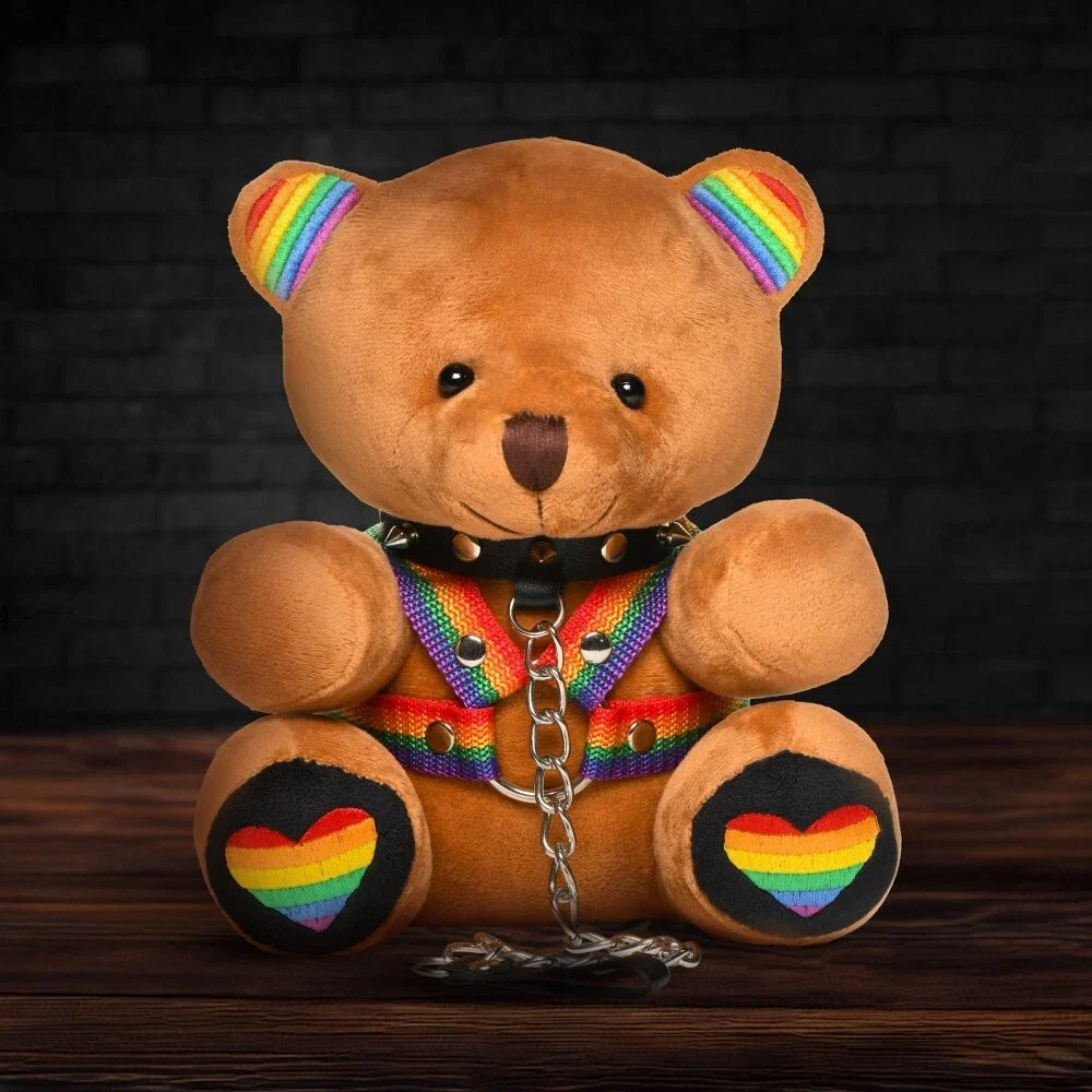 Master Series Pride Bondage Bear Plush - Image 4