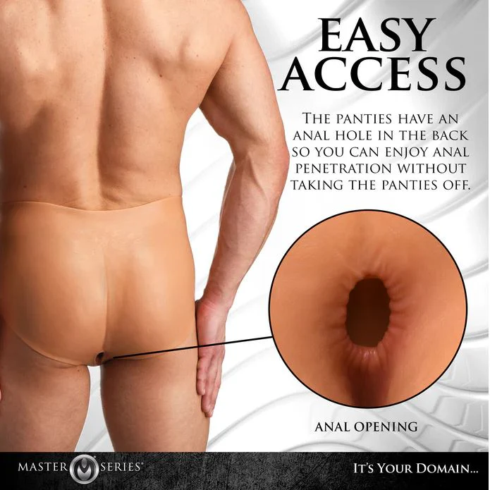 Large Pussy Panties Silicone Vagina & Ass Panties by Master Series - Image 4