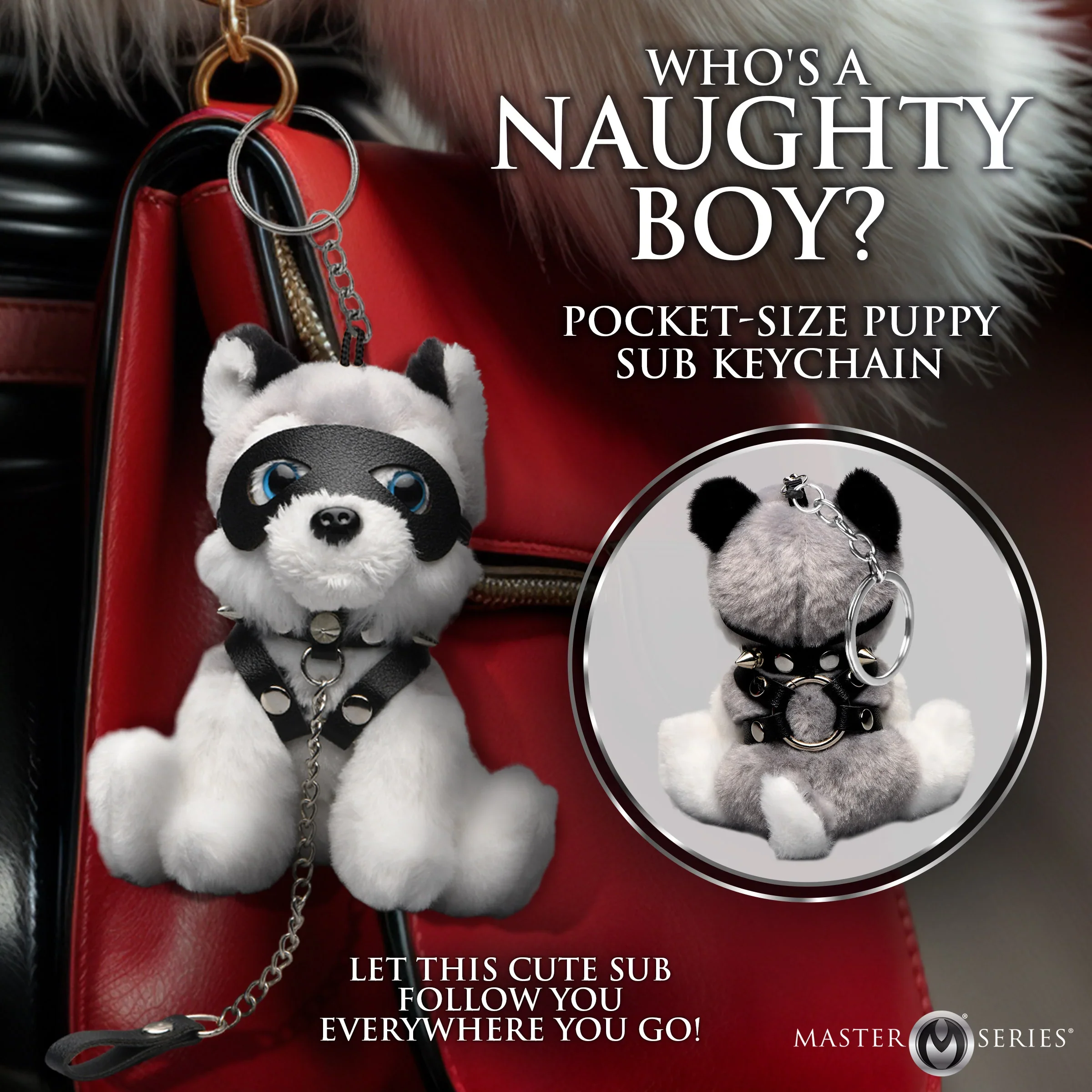Max The Fetish Pup Keychain - Image 4