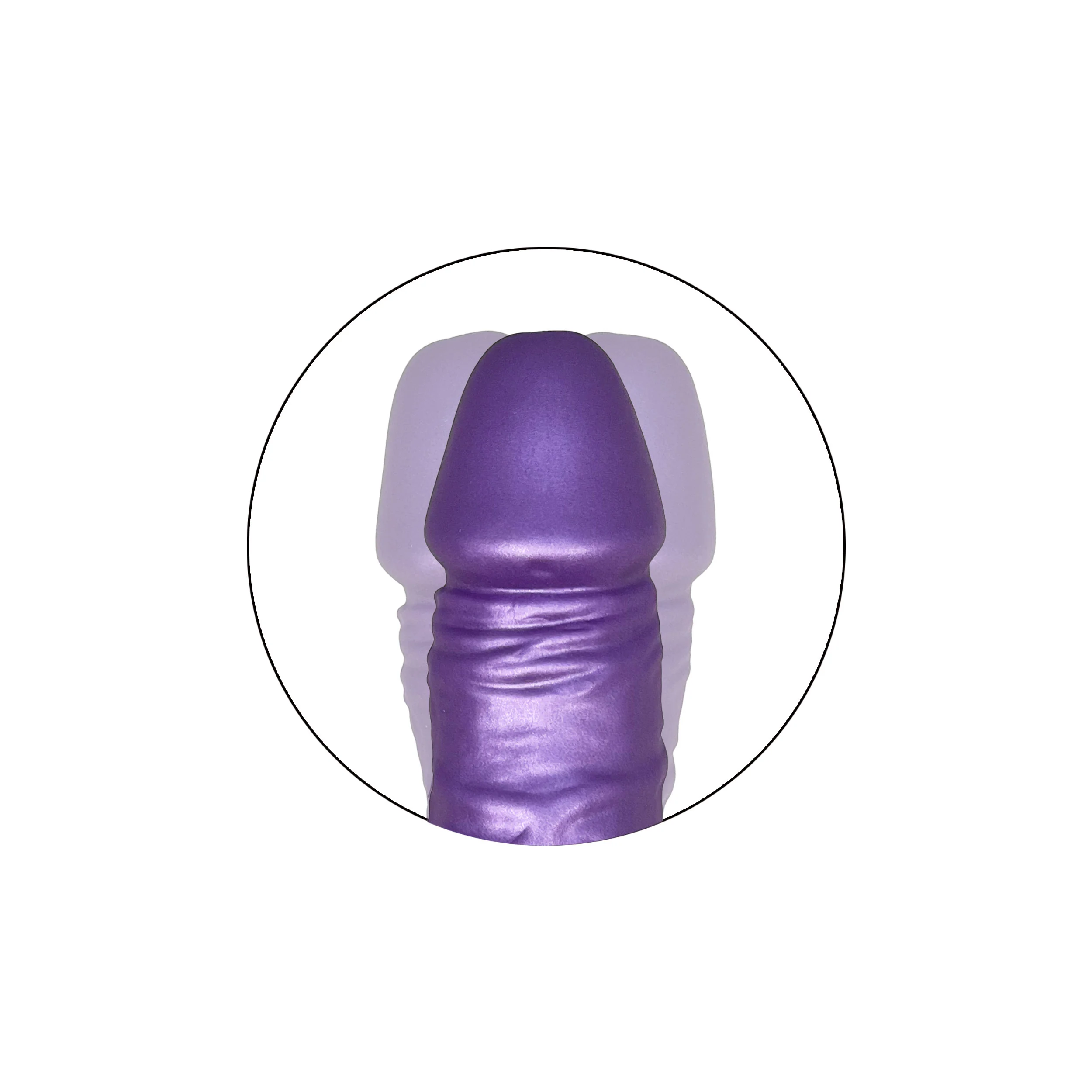 Mighty Power Shaft Vibrating Dildo Wand in Pearl Pink - Image 3