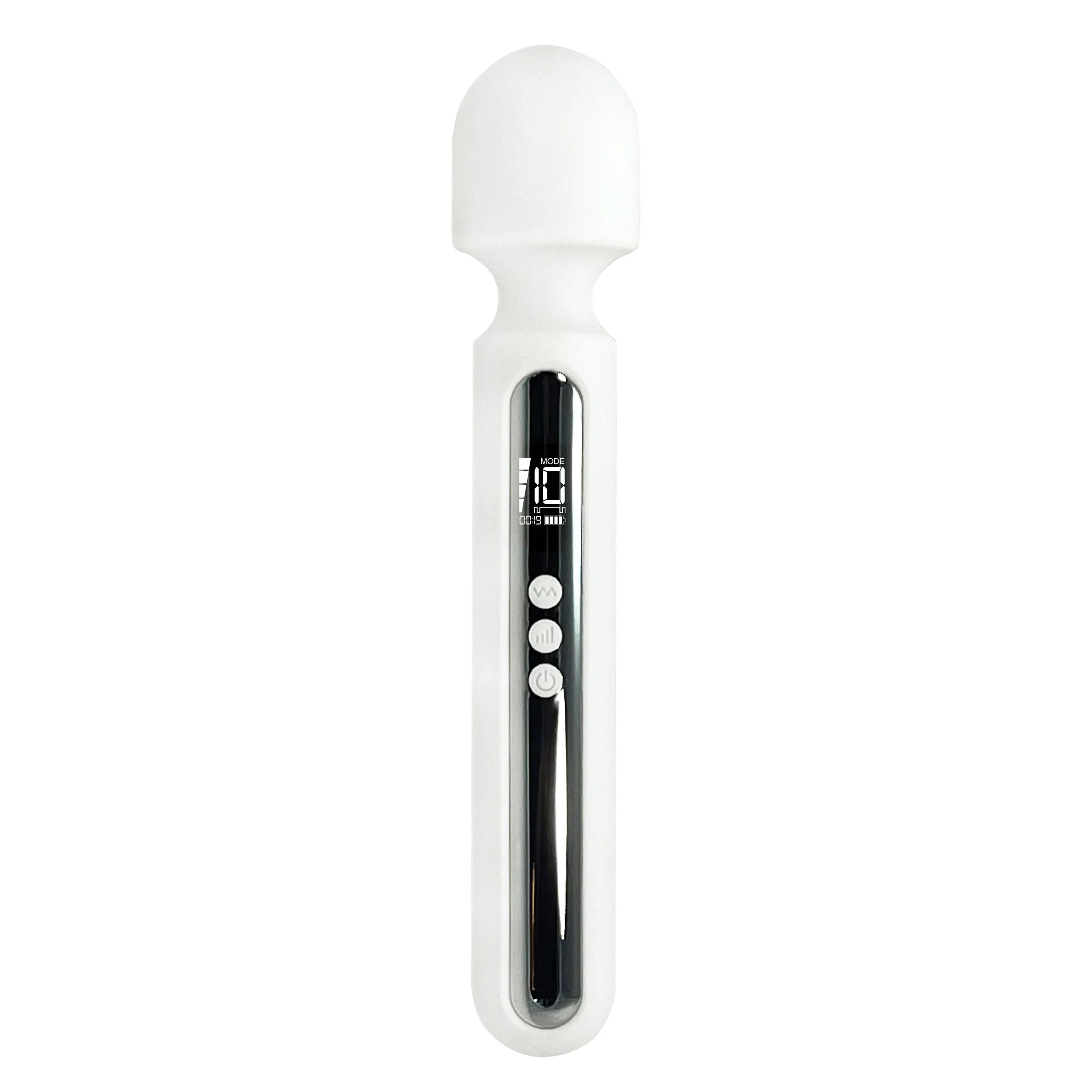 Mighty Wand Cyber Plus Personal Massager Vibrator - White - Image 2