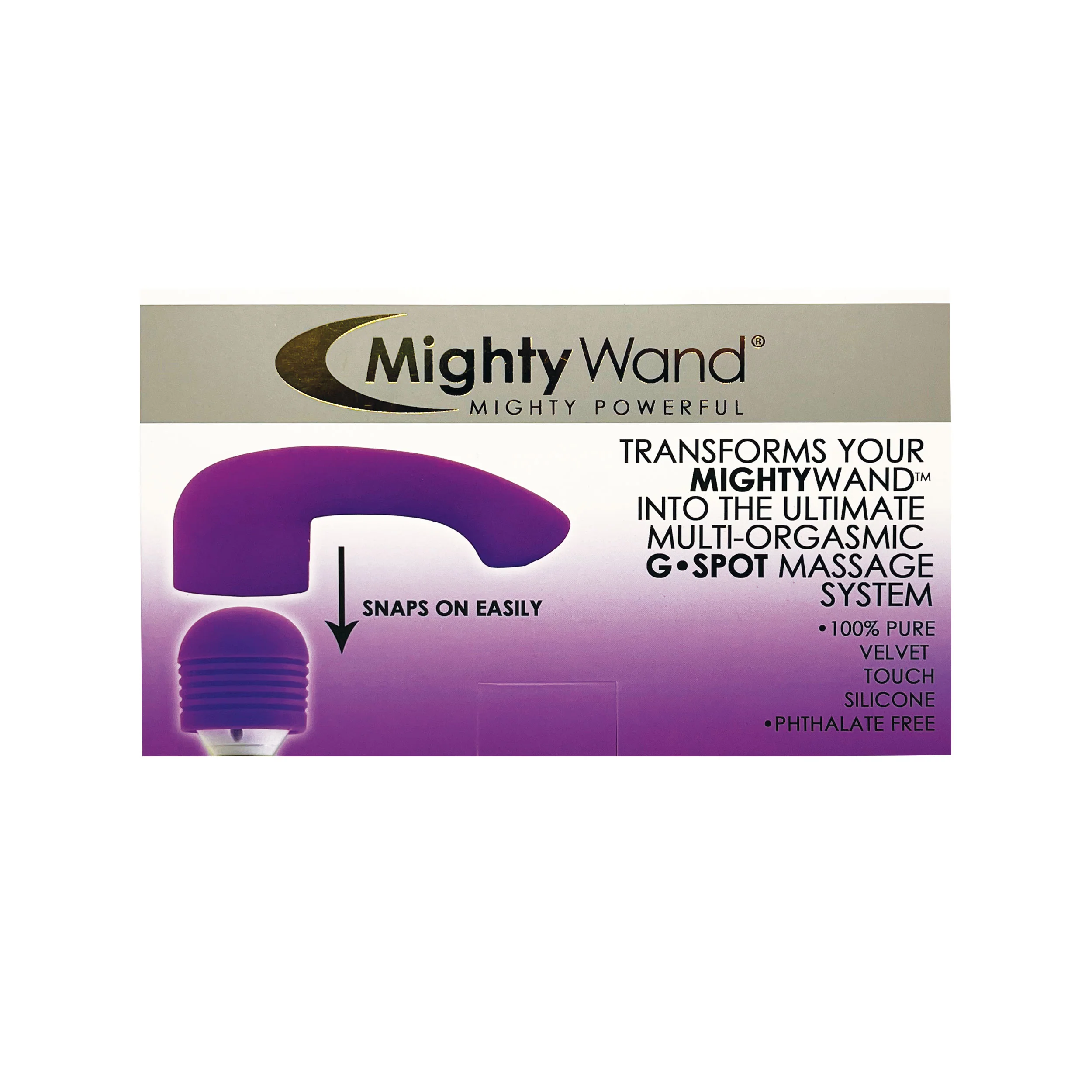 Mighty Wand Purple G-Spot Attachment - Image 3