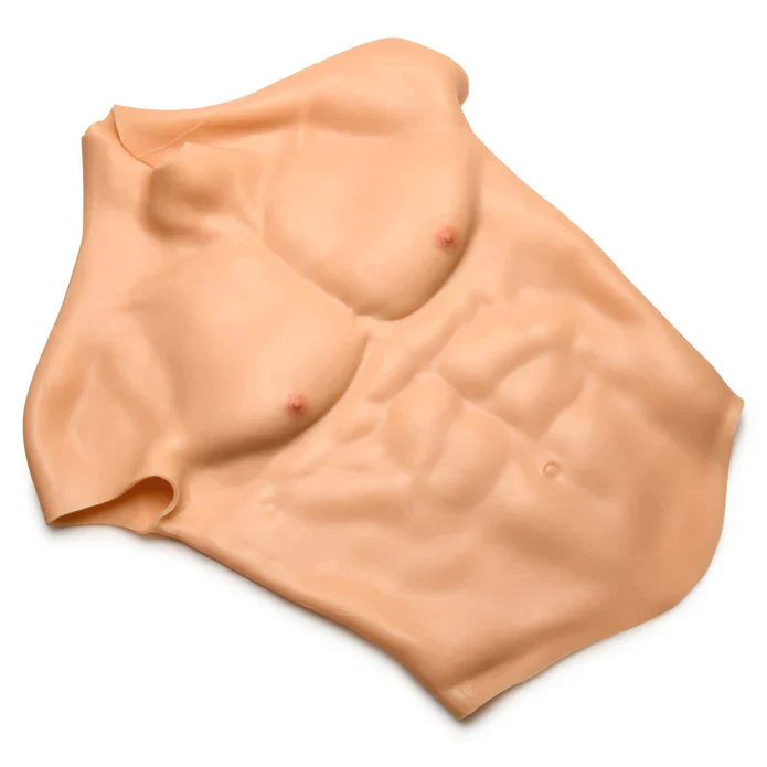 Muscular Silicone Male Chest Shirt in Large - Image 6