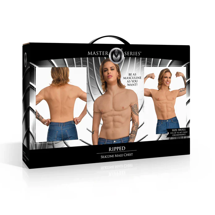 Muscular Silicone Male Chest Shirt in Small - Image 7
