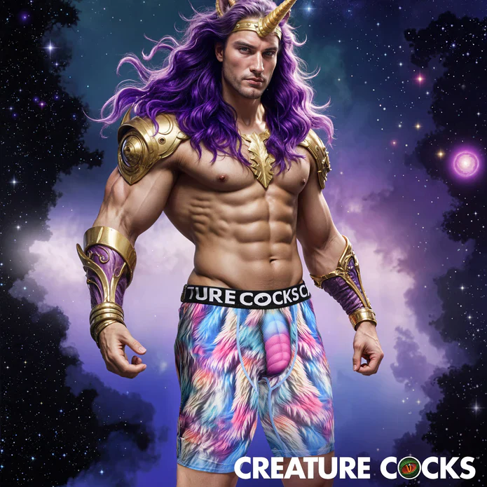 Mystic Unicorn Printed Boxers by Creature Cocks - Image 5