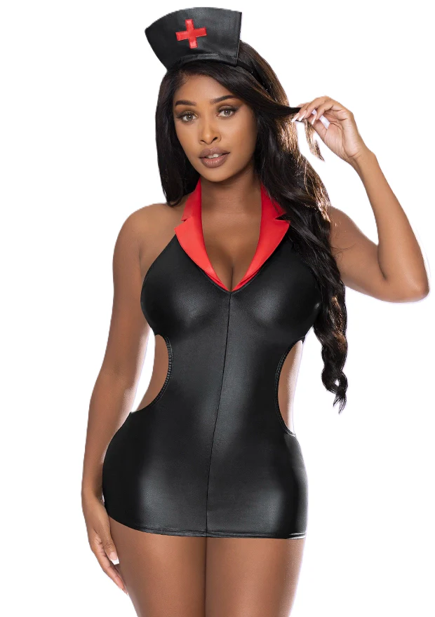 Night Nurse Sexy Nurse Costume - Image 2