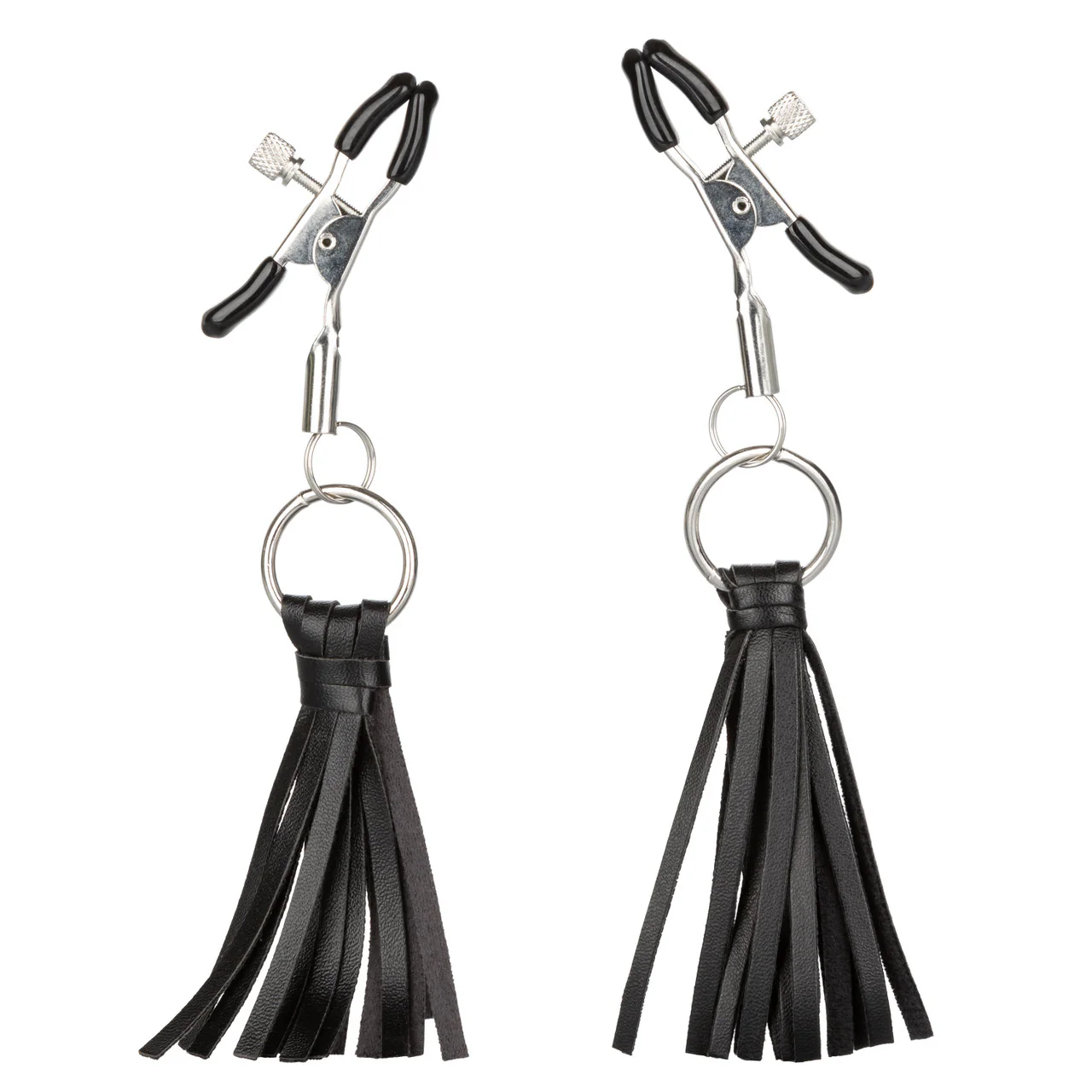 Nipple Play Playful Tassels Nipple Clamps - Black