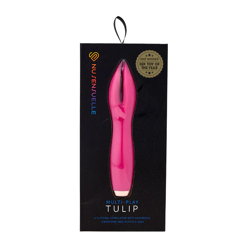NU Sensuelle Multi-Play Tulip Vibrator in Magenta - Image 2