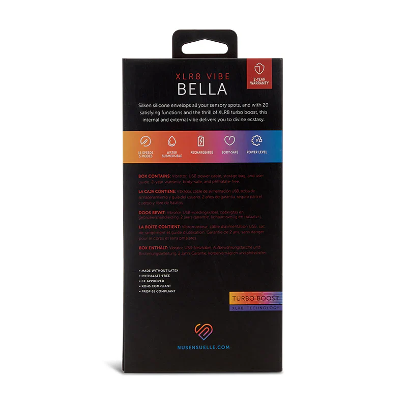 NU Sensuelle XLR8 Bella Velvet Touch Vibrator - Image 7