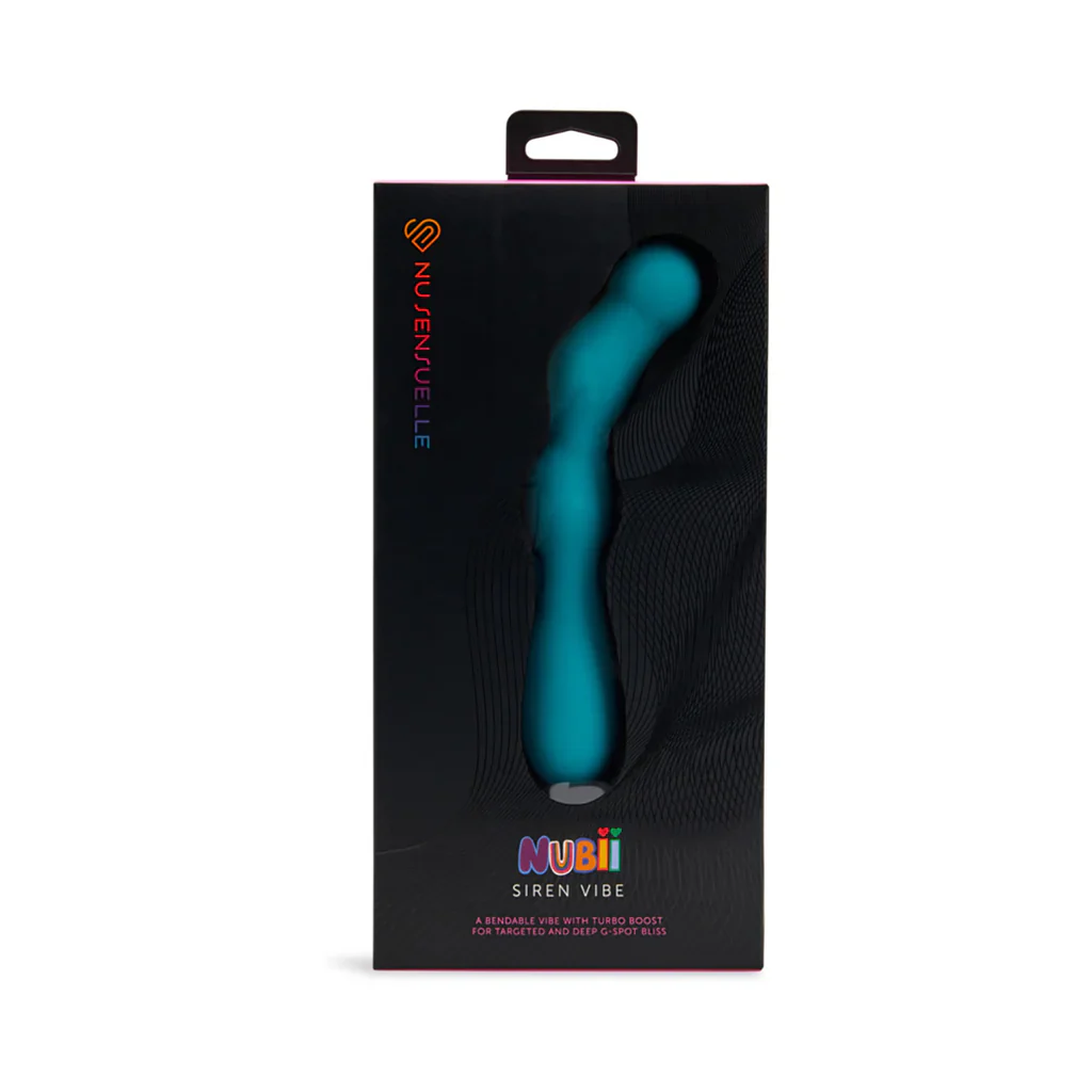 Nubii Siren Bendable G-Spot Vibrator in Blue by Nu Sensuelle - Image 4