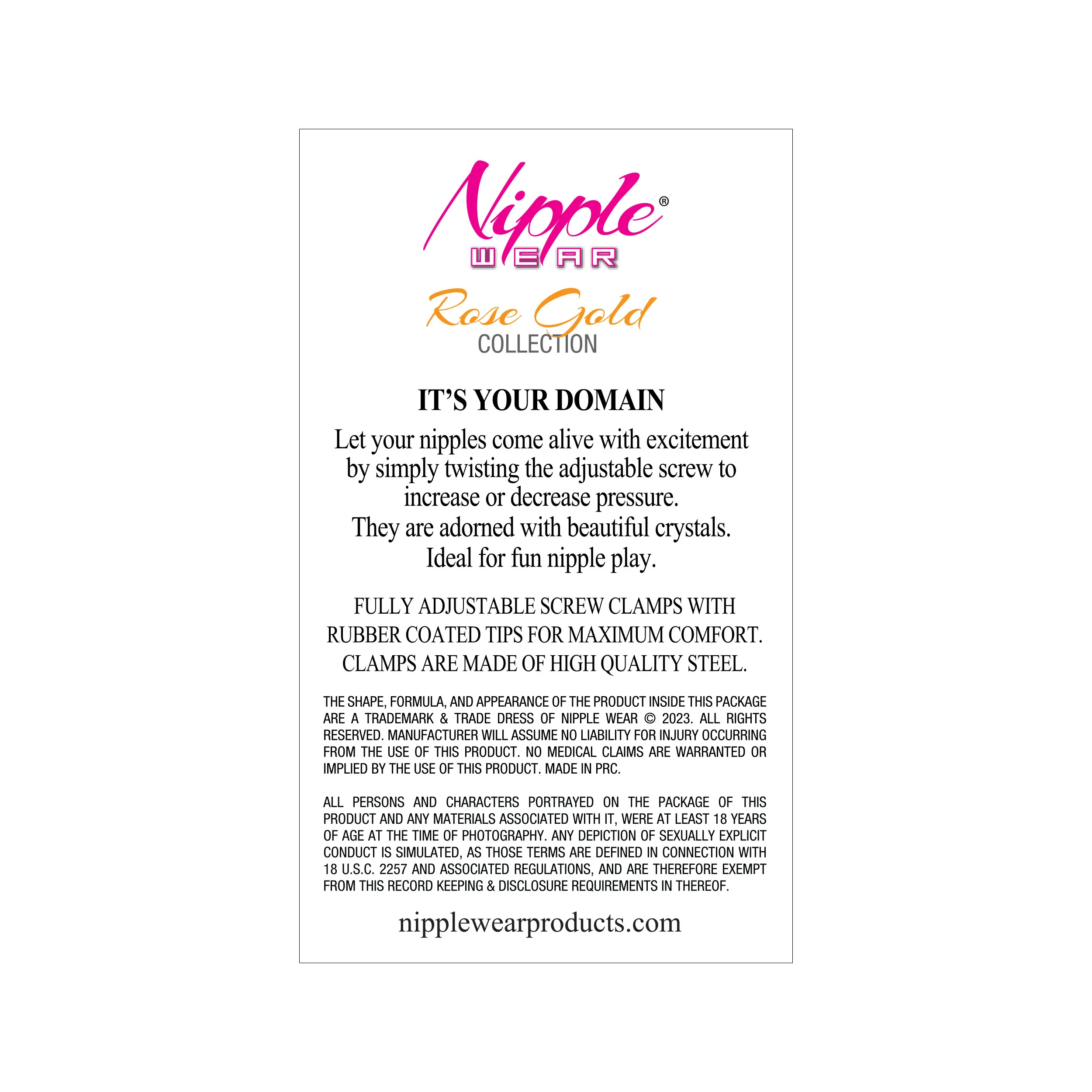 NW RG CRESCENT NIPPLE CLIPS - Image 3