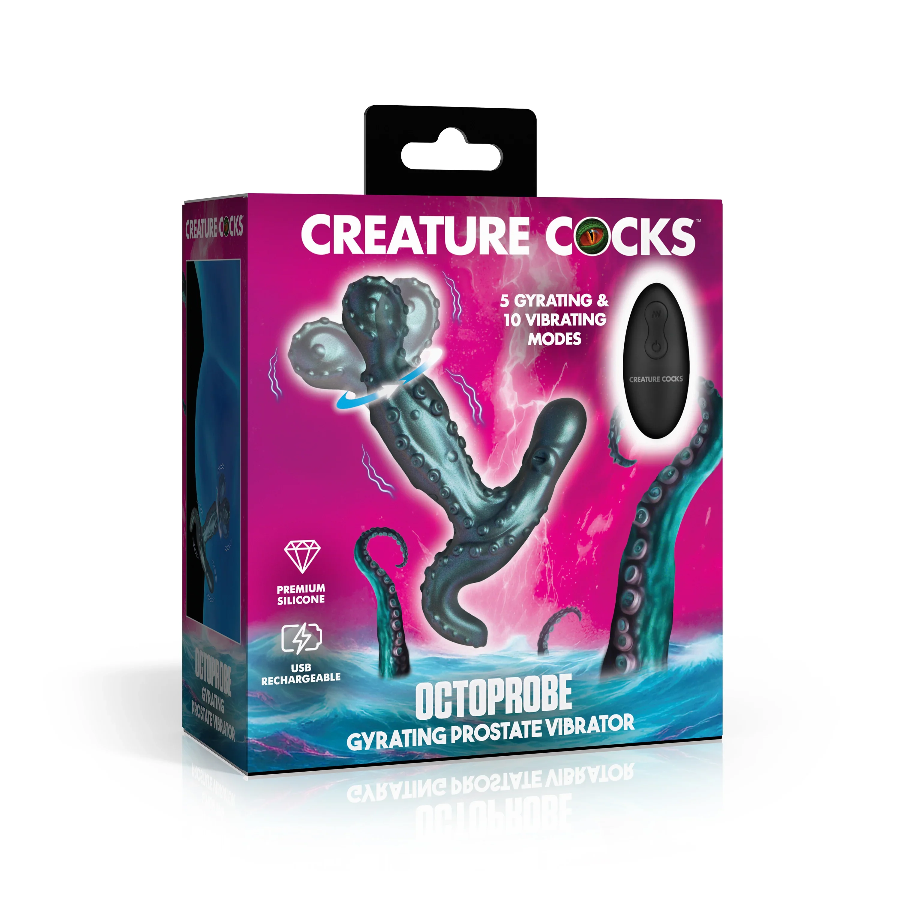 Octoprobe Gyrating Prostate Vibrator by Creature Cocks - Image 2
