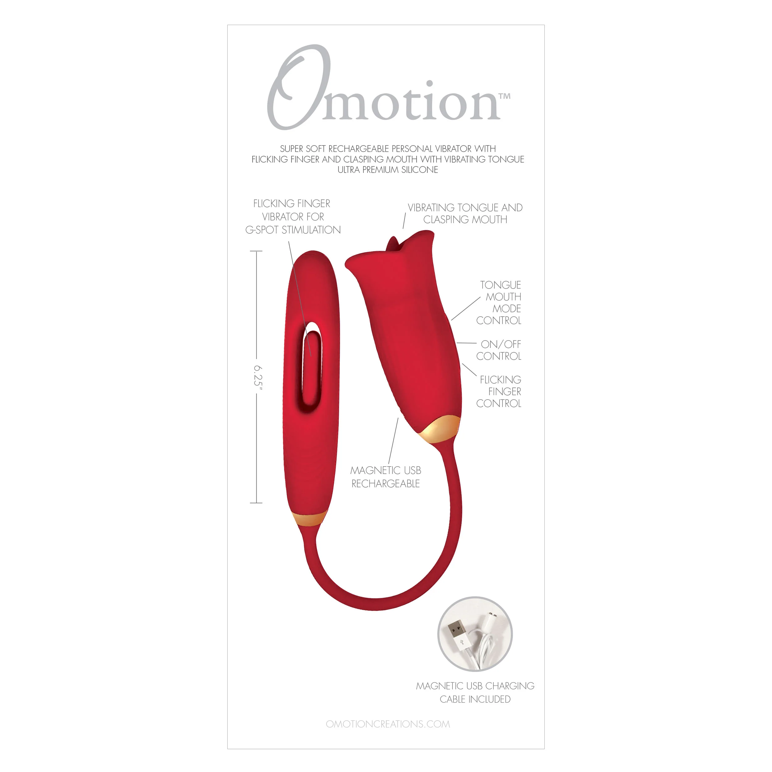 Omotion Cleo Dual Flutter Vibe - Image 3