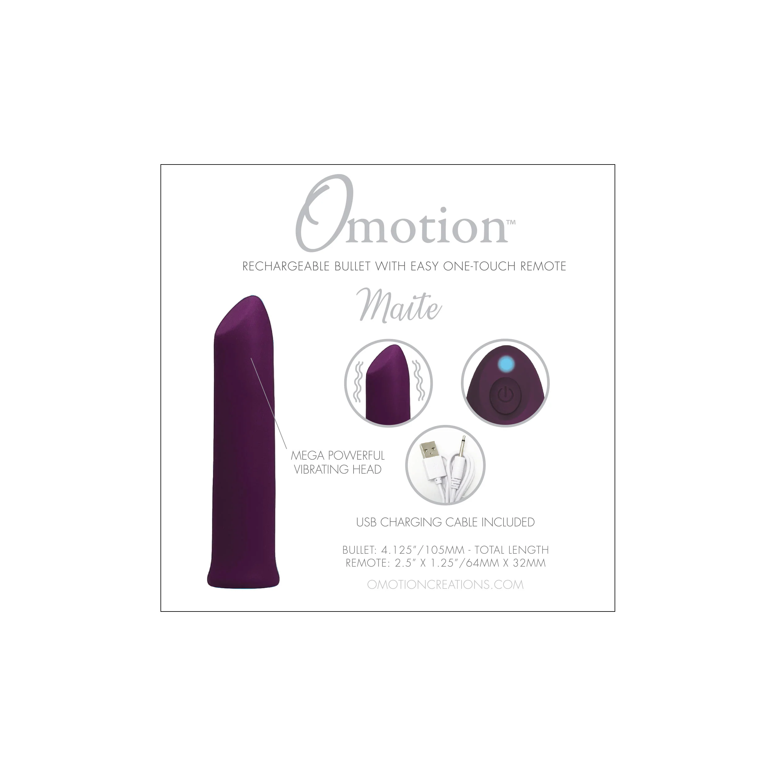 Omotion Maite Bullet Vibrator - Image 3