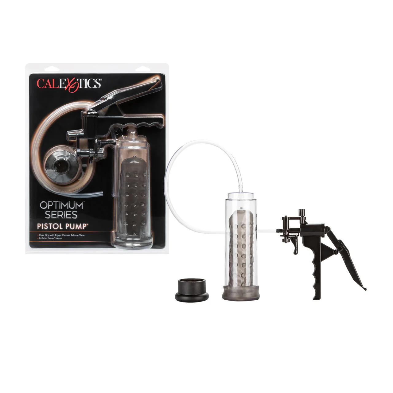 Optimum Series Pistol Penis Pump in Clear - Image 3