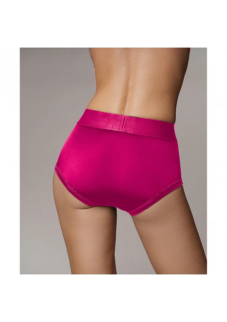 Ouch! Vibrating Strap-On Briefs in Pink - Image 2