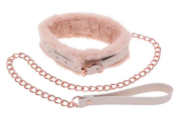 Peaches 'n CreaMe Fur Collar & Leash - Image 2