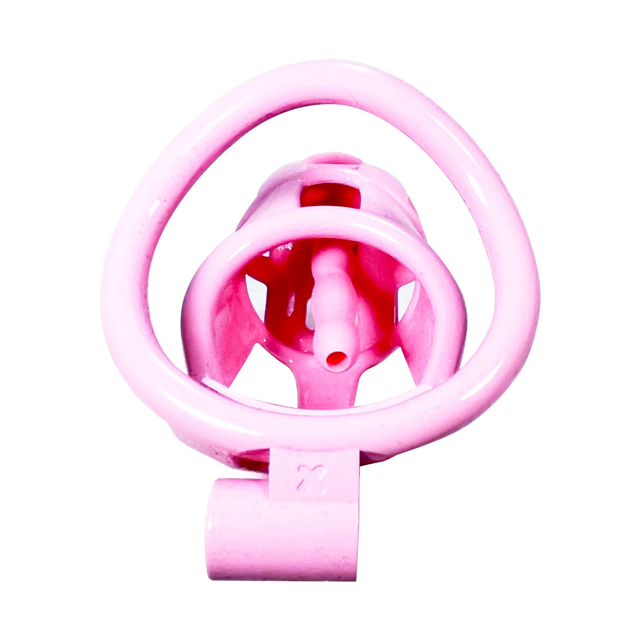 Pink ABS Sissy Cock Cage by Fetish Pleasure Play - Image 3