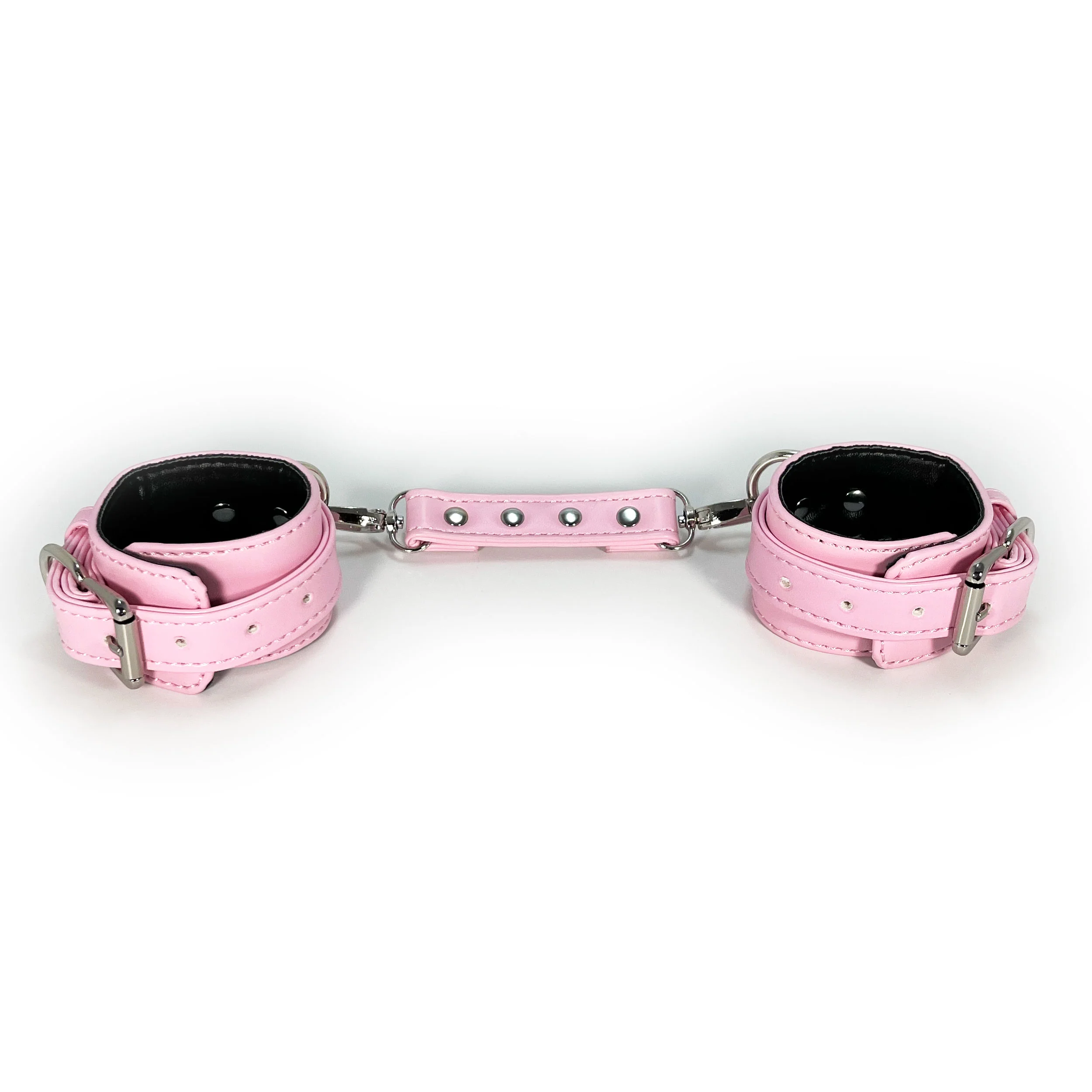 Pink Wrist Cuffs by Fetish Pleasure Play