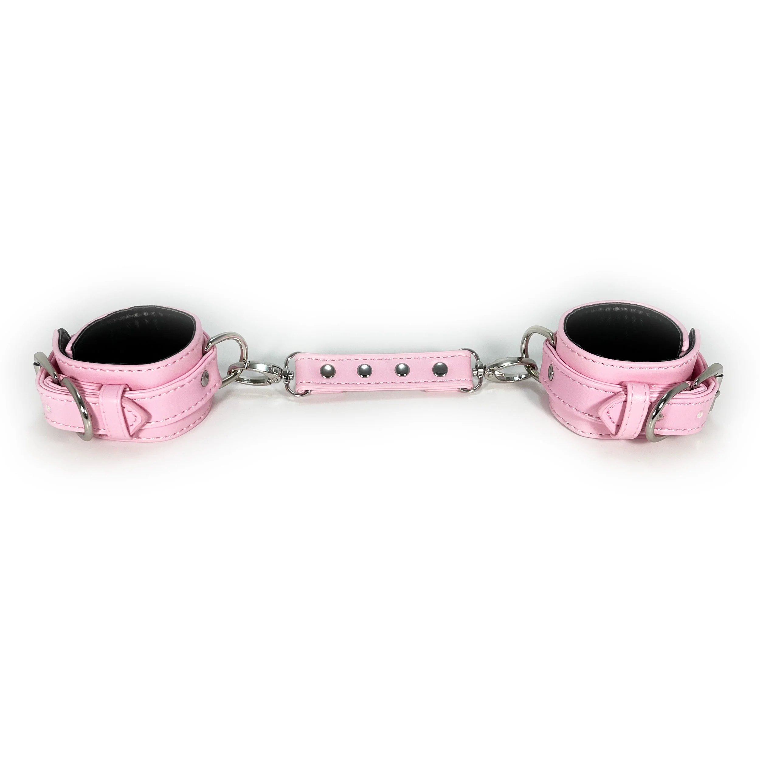 Pink Wrist Cuffs by Fetish Pleasure Play - Image 3