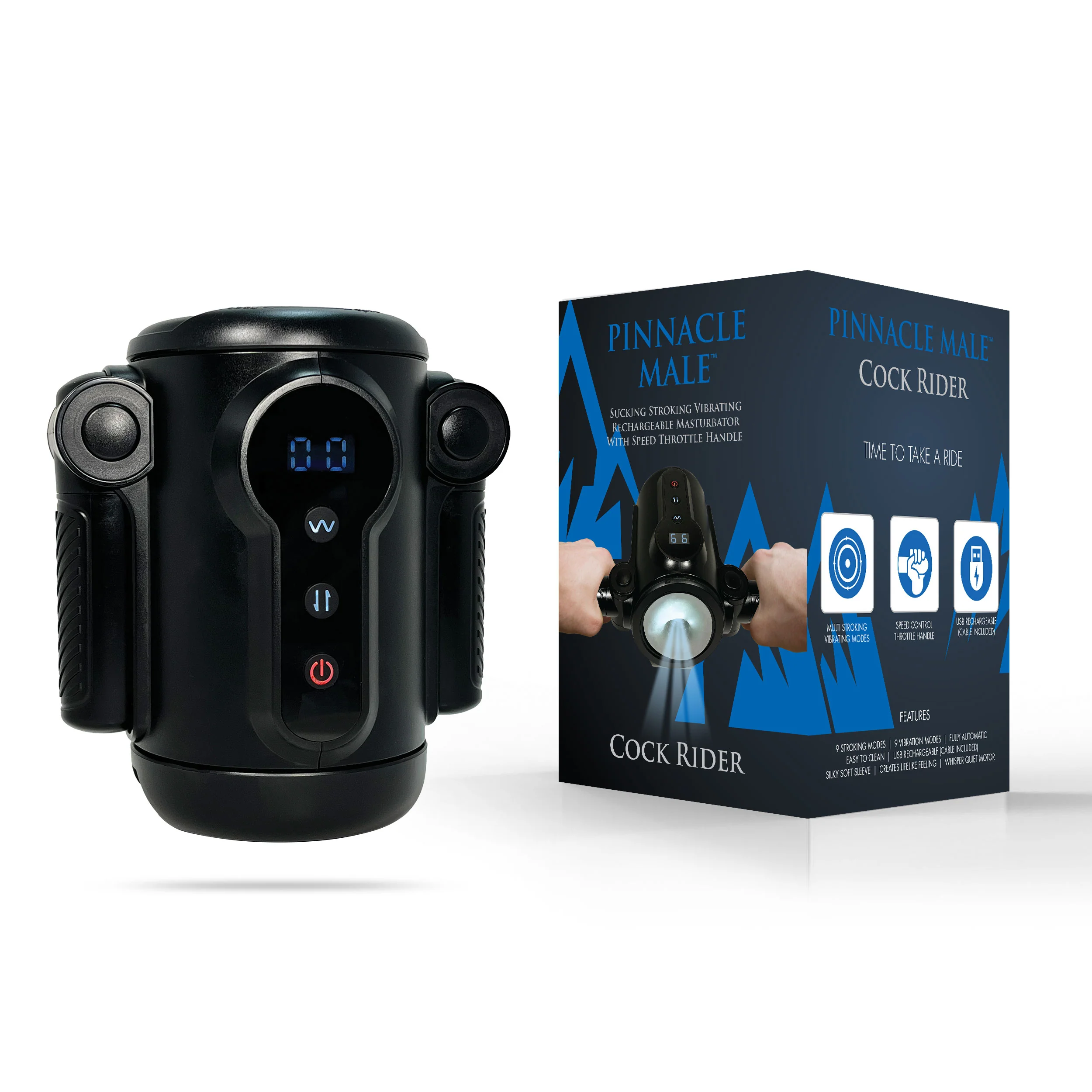Pinnacle Male Cock Rider Plus Speed Throttle Masturbator - Image 2