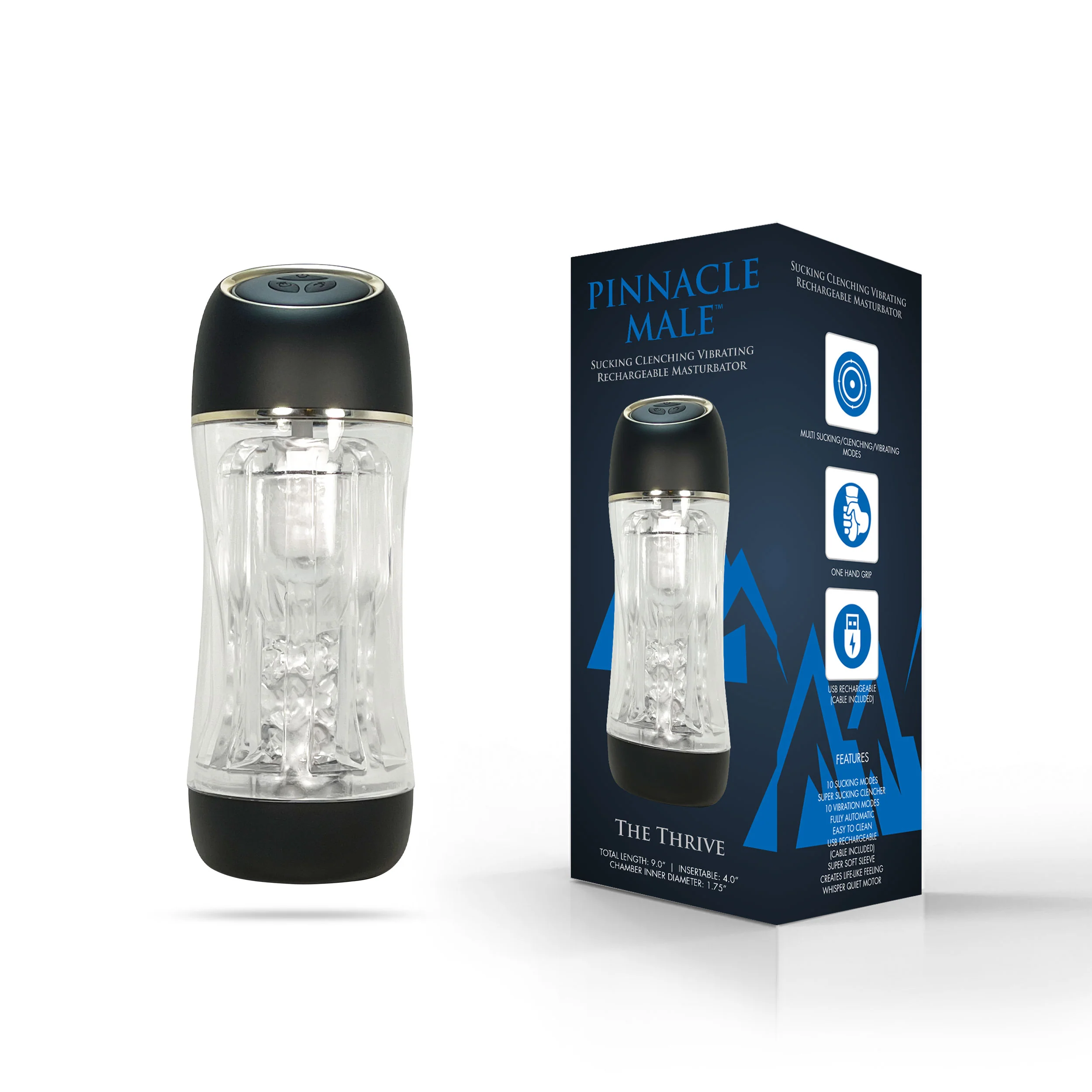 Pinnacle Male Thrive Rechargeable Male Masturbator - Image 4