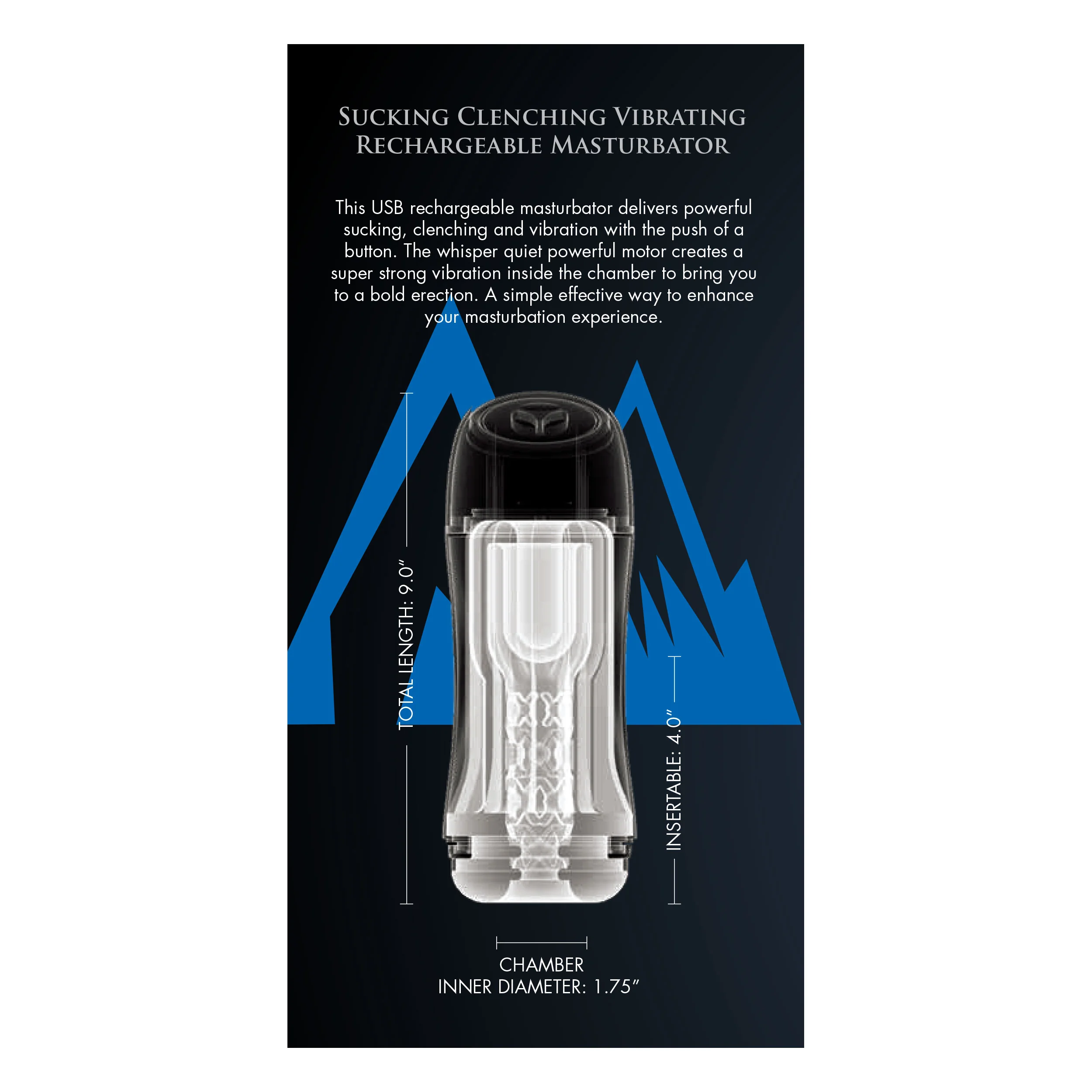 Pinnacle Male Thrive Rechargeable Male Masturbator - Image 5