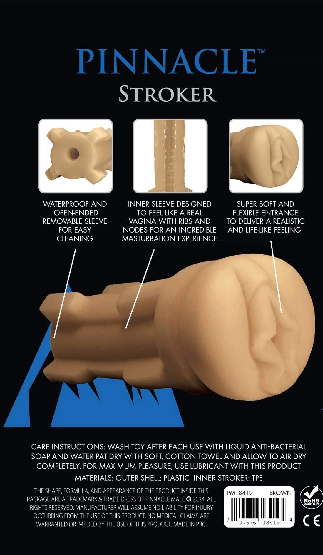 Pinnacle Stroker Realistic Vaginal Masturbator - Image 3