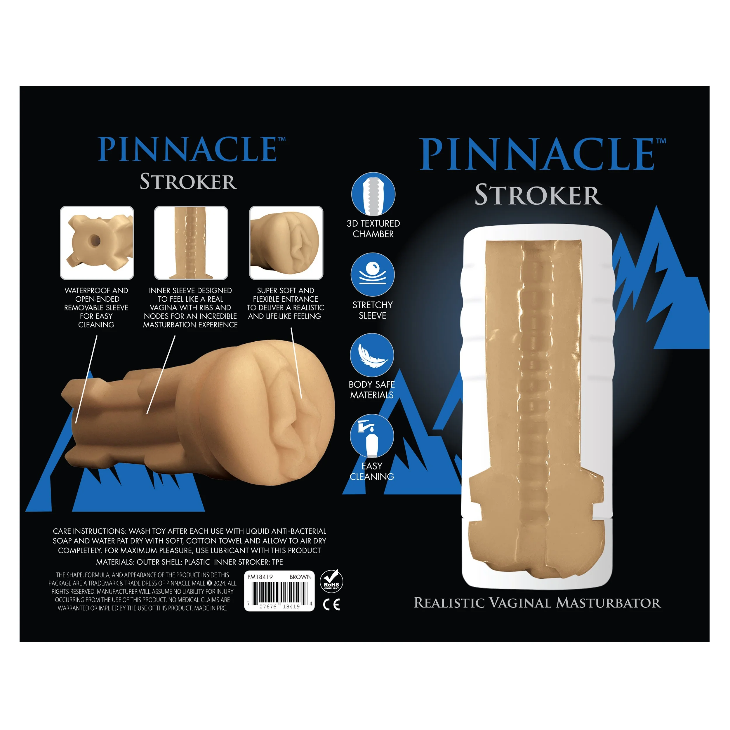 Pinnacle Stroker Realistic Vaginal Masturbator - Image 4