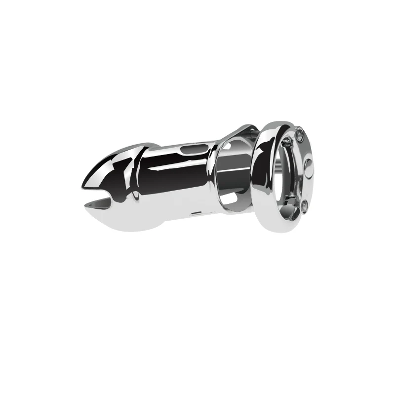 Pinned Down 3.3" Male Chastity Cage Cock Cage by Metal Pleasure Play - Image 3