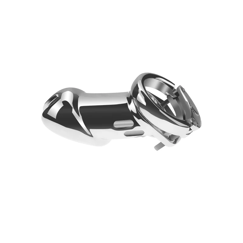 Pinned Down 3.3" Male Chastity Cage Cock Cage by Metal Pleasure Play - Image 4