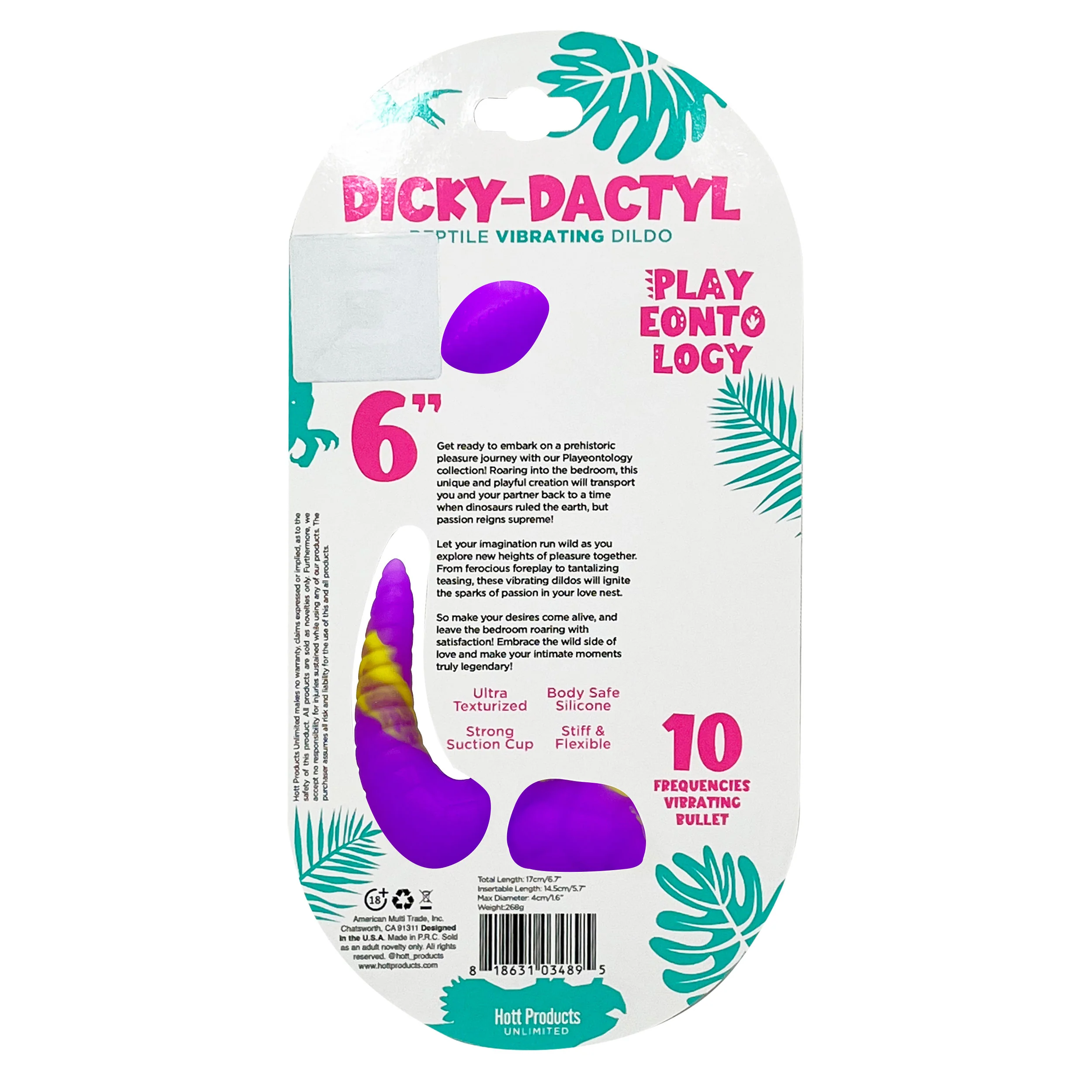 6" DICKYDACTYL VIBRATING DILDO - Image 5