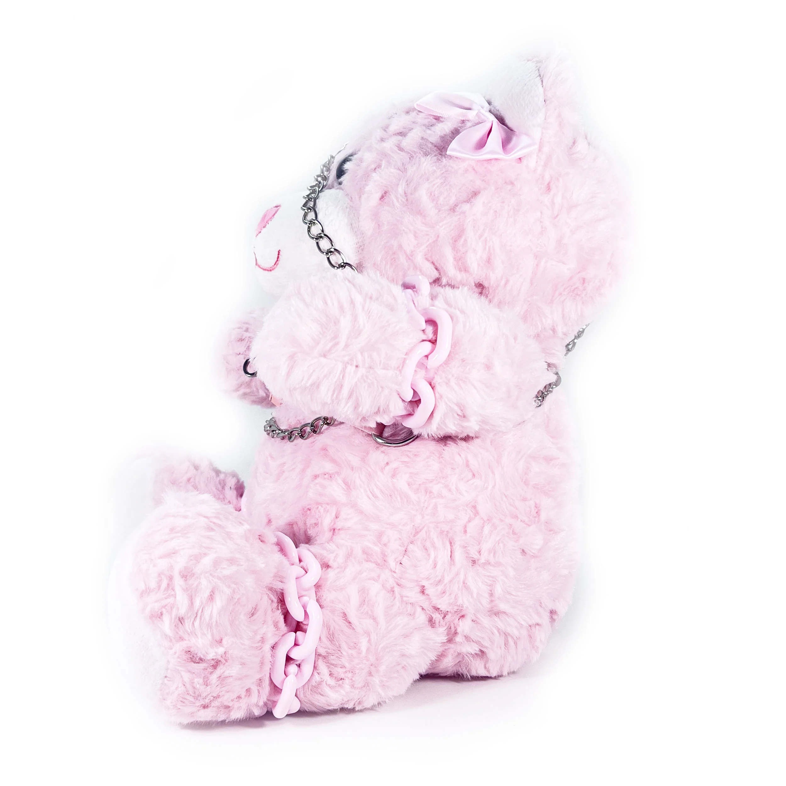 Plush Bondage Teddy Bear by Fetish Pleasure Play in Pink - Image 4