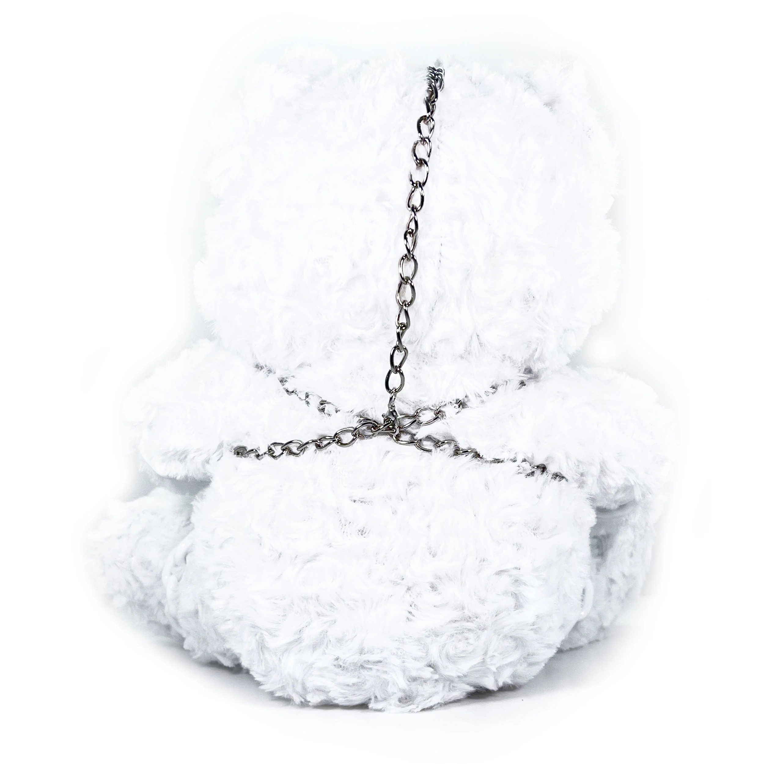 Plush Bondage Teddy Bear by Fetish Pleasure Play in White - Image 4