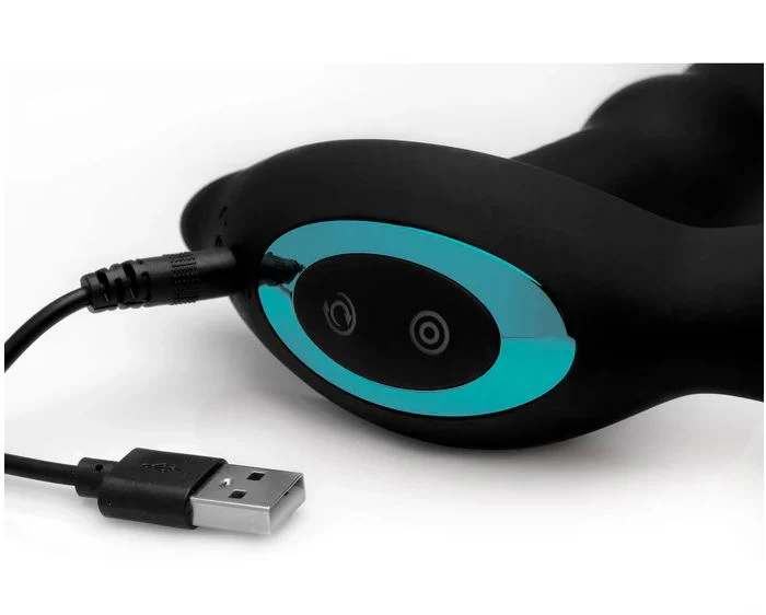 Prostatic Play Rimstatic Curved Rotating Plug With Remote - Image 3