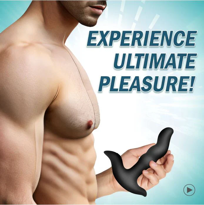 Prostatic Play Rimstatic Curved Rotating Plug With Remote - Image 4