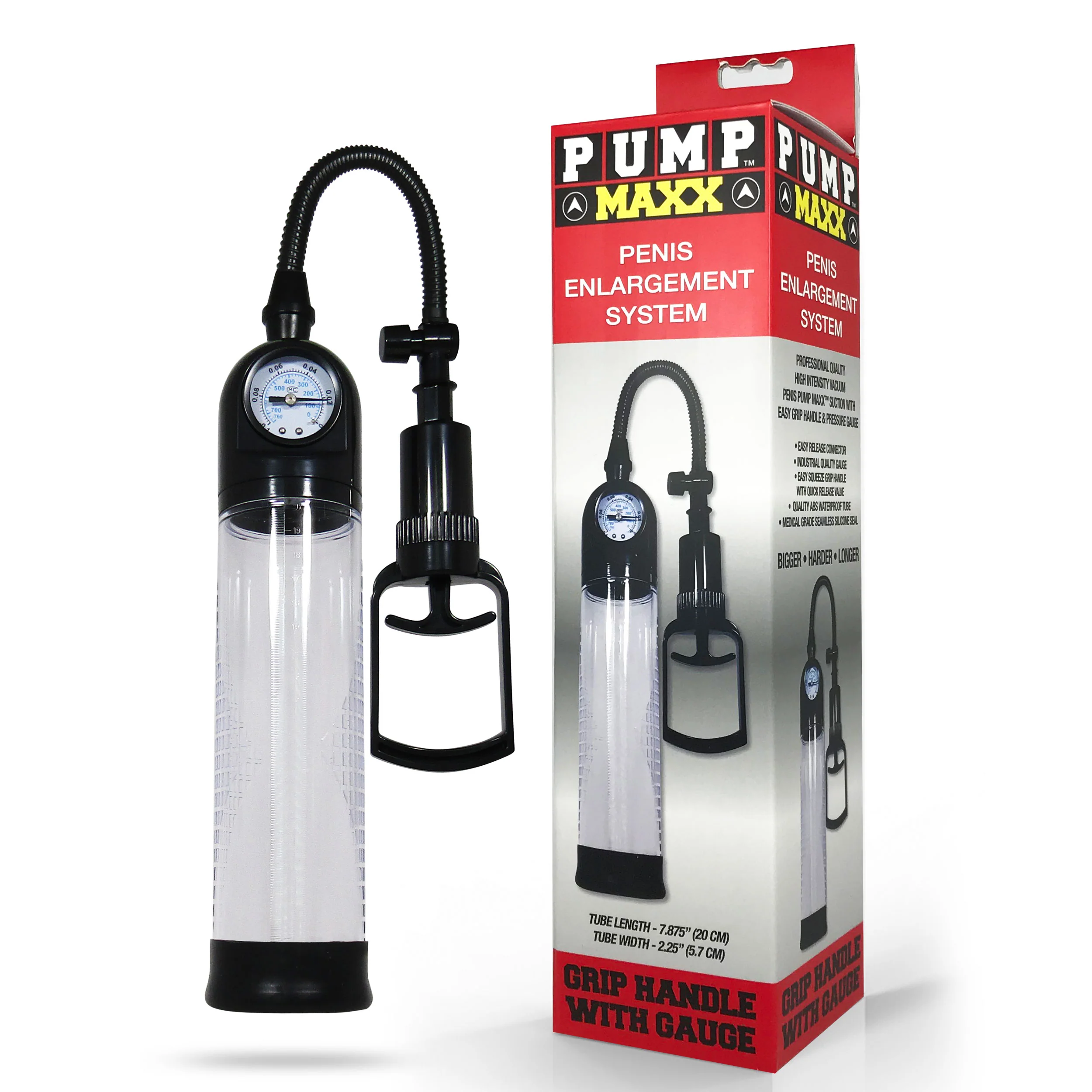 Pump Maxx Squeeze Trigger Gauge Penis Pump - Image 2