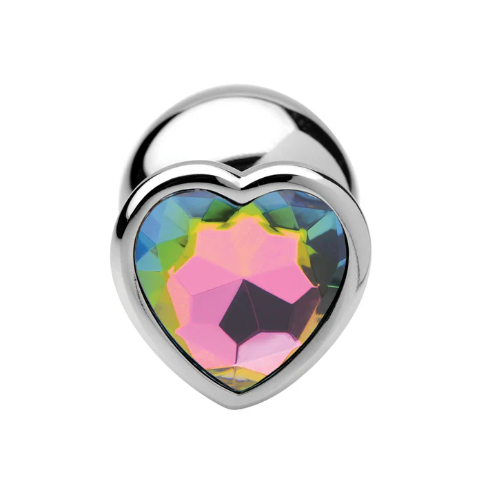 Rainbow Prism Heart Anal Princess Plug - Small - Image 2