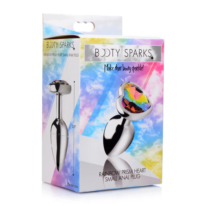 Rainbow Prism Heart Anal Princess Plug - Small - Image 4