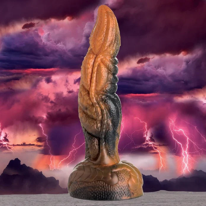 RAVAGER RIPPLED TENTACLE SILICONE DILDO - Image 5