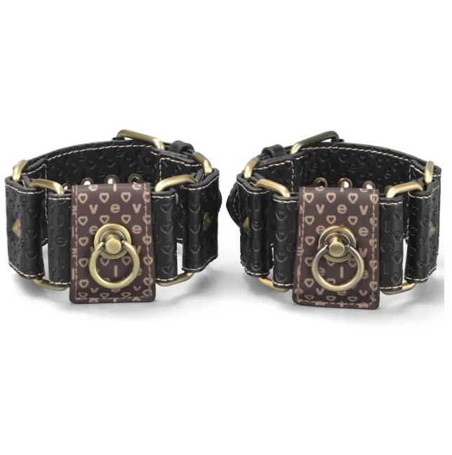 Rebellion Reign Ankle Cuffs in Vegan Leather - Image 2
