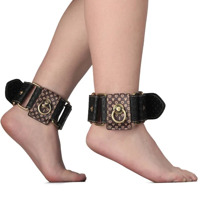 Rebellion Reign Ankle Cuffs in Vegan Leather - Image 4