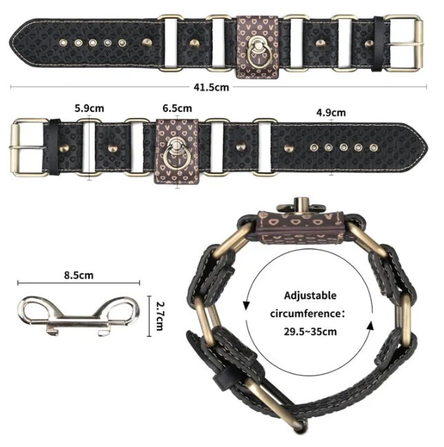 Rebellion Reign Ankle Cuffs in Vegan Leather - Image 5
