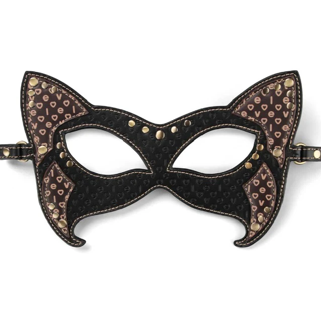 Rebellion Reign Cat Mask in Vegan Leather - Image 2