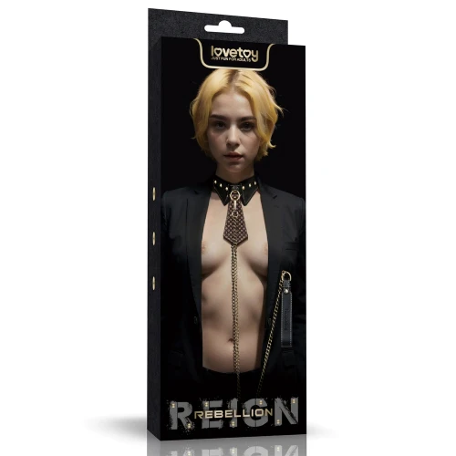 Rebellion Reign Collar and Leash by LoveToy - Image 2